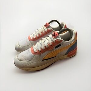 PUMA Lace-up Graviton Womens Sneakers Shoes In Silver Mist-Peach Fizz-Black 8.5